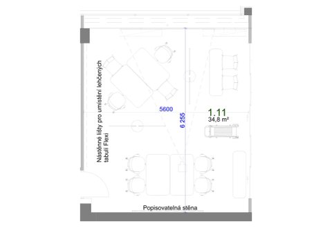 FLEKSI Budova B - Agilní místnost - náhled 12