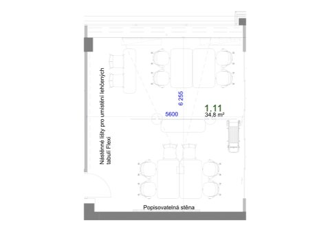 FLEKSI Budova B - Agilní místnost - náhled 14