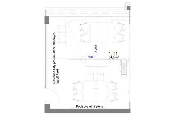 Agilní místnost@FLEKSI Budova B - náhled 4