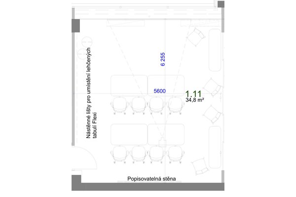 Agilní místnost@FLEKSI Budova B - náhled 6