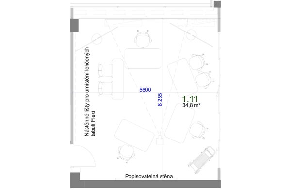 Agilní místnost@FLEKSI Budova B - náhled 7