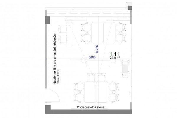 Agilní místnost@FLEKSI Budova B - náhled 22