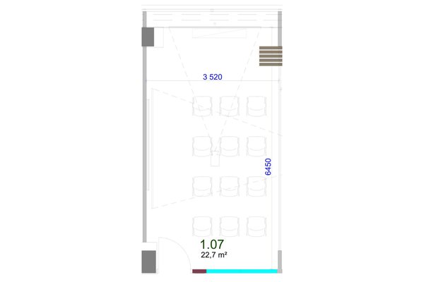 Zasedací místnost Dvořák@FLEKSI Budova B - náhled 12