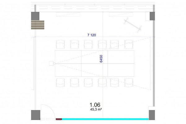 Zasedací místnost Kafka@FLEKSI Budova B - náhled 8