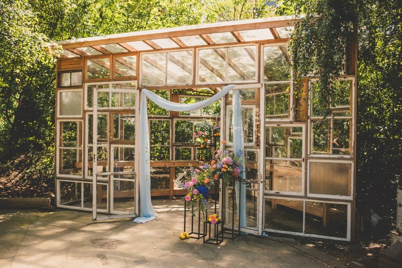 Radlická Kulturní Sportovna - Komunitní zahrada a skleník