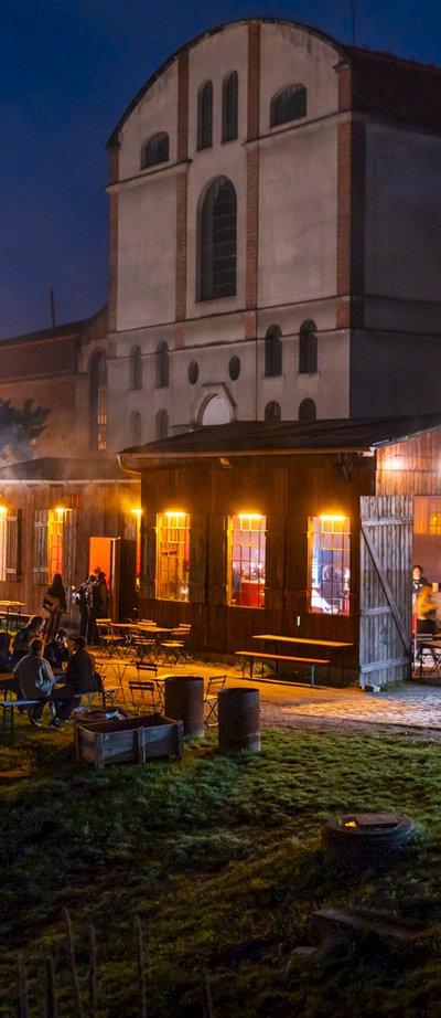 Venkovní prostory Čistírny